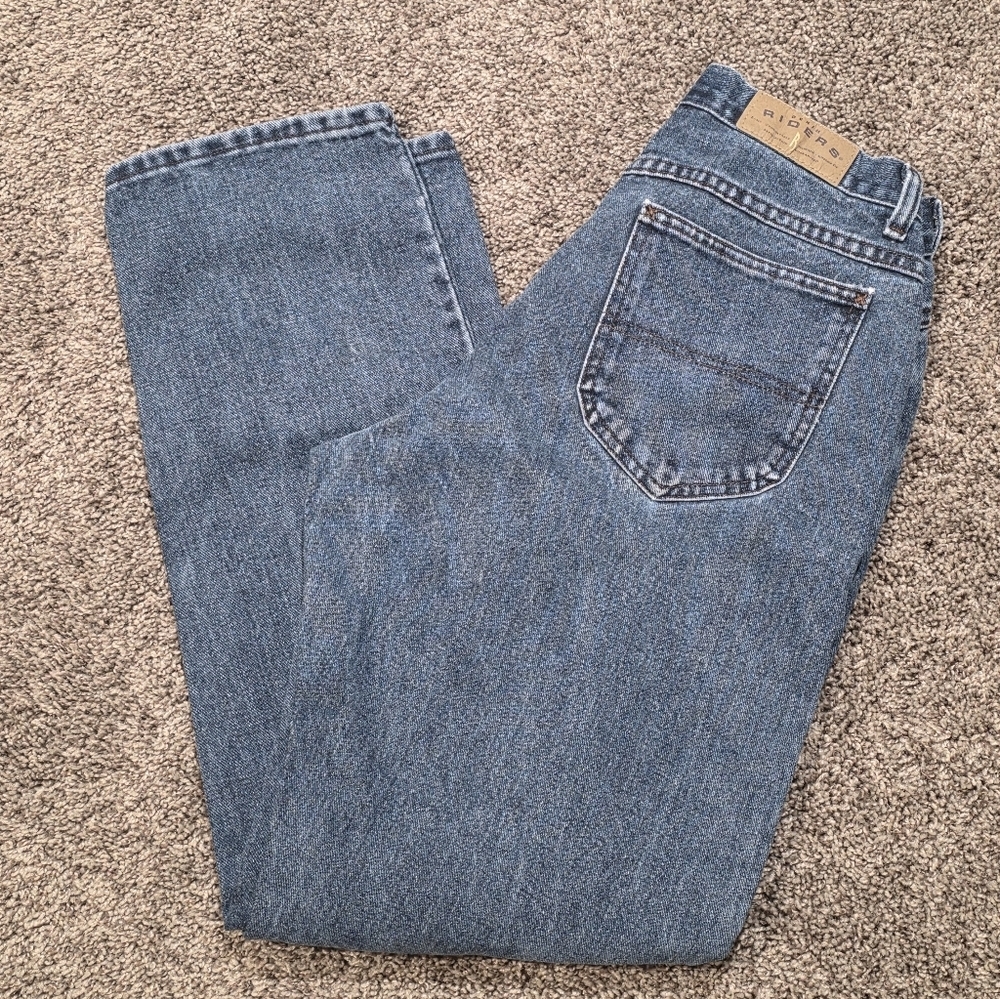 Vintage 90s Riders Jeans Highrise Figure Flattering Straight Leg! Size 10M
